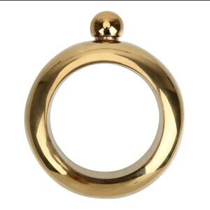 GOLD STAINLESS STEEL FLASK BRACELET 🔥🔥🔥💕